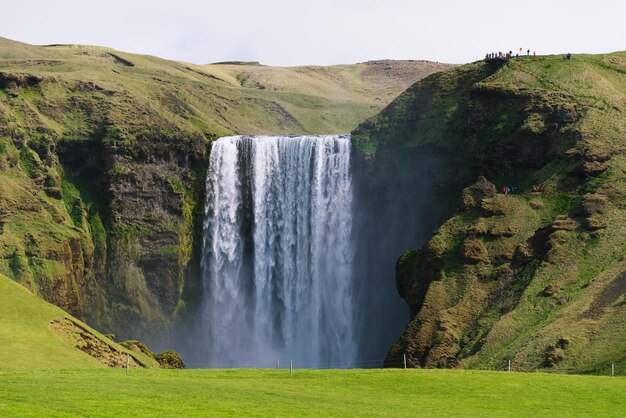 Cascada Skogafoss en Islandia