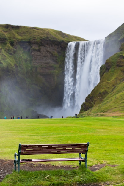 Cascada Skogafoss, Islandia