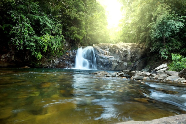 Cascada en Sri Lanka