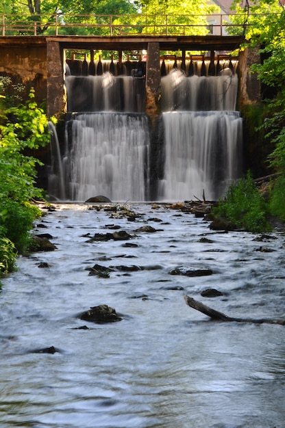 Cascada de Ventas Rumba en el río Venta. Kuldiga, Letonia.