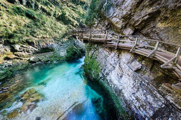 Cascada Vintgar y cañón, Eslovenia