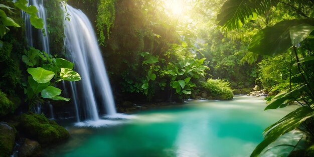 Cascadas y plantas exóticas en los trópicos