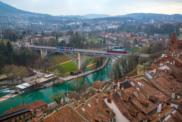 Casco antiguo de Berna, capital de Suiza en Europa