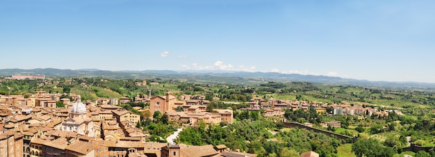 Casco antiguo de la Toscana, Italia