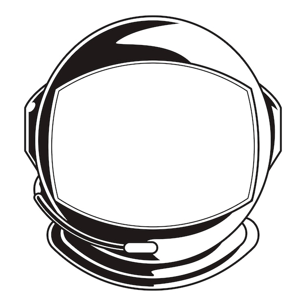 Casco de astronauta elemento png fondo transparente