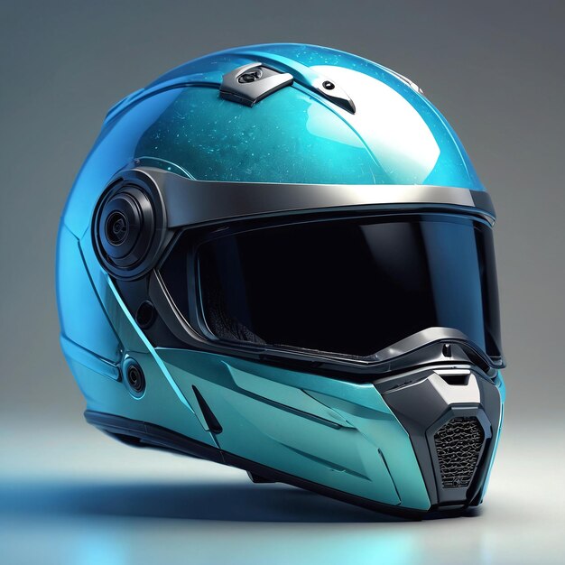 Foto el casco está diseñado para parecerse a un casco