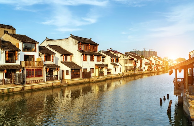 Casco histórico pintoresco de Wuzhen, China