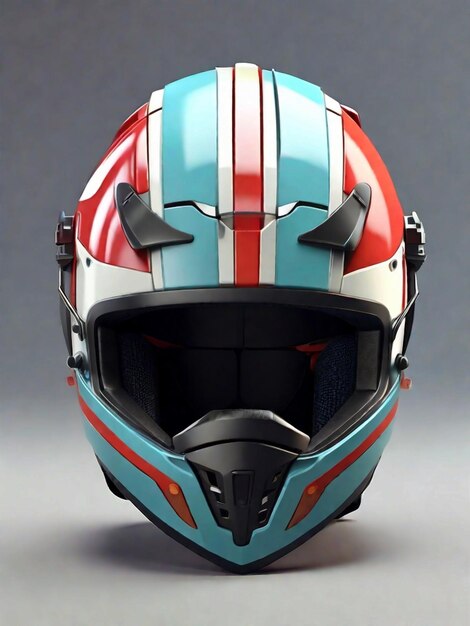 Foto un casco de motocicleta