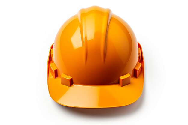 Foto casco de seguridad de plástico concepto de seguridad laboral y industria de la construcción