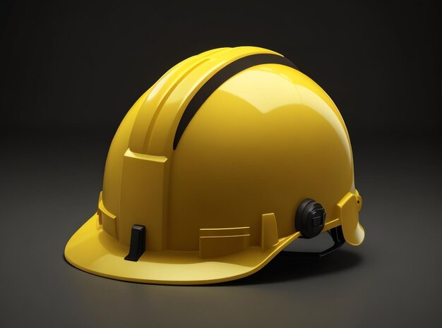 Foto el casco de un trabajador