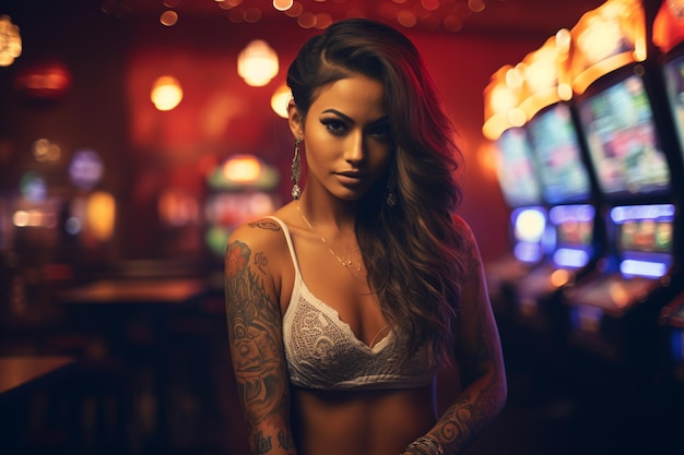 Casino_Allure_Mujer tatuada