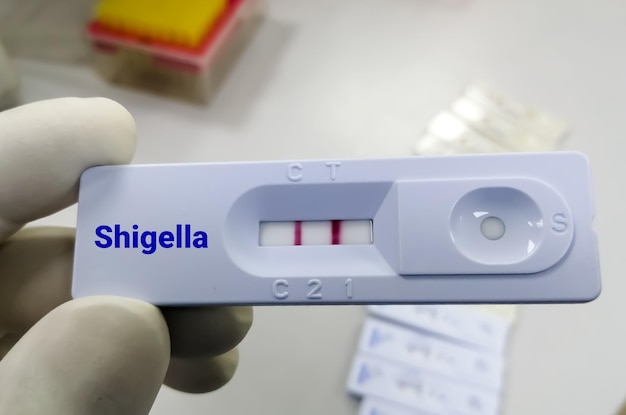 Cassette de diagnóstico rápido para la prueba de Shigella