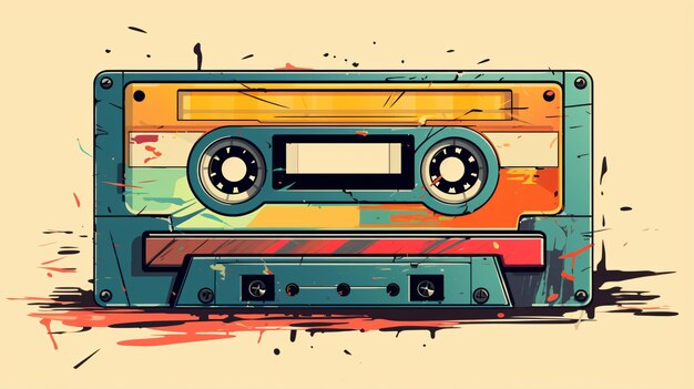 Cassette-Tape-Retro-Innenteil