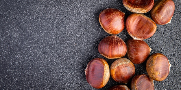 Castanhas lanche comestível refeição lanche na mesa cópia espaço fundo de comida