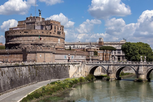 Castel Sant Angelo na cidade de Roma Itália