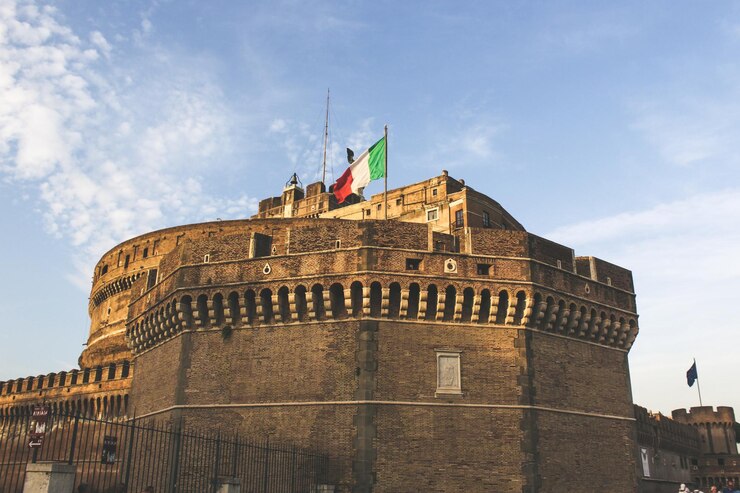 Castel Sant Angelo o Mausoleo de Adriano en Roma Italia