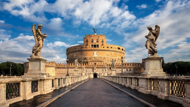 Foto castel sant angelo en roma, italia