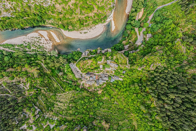 Castelbouc-Dorf in den Gorges du Tarn in Frankreich