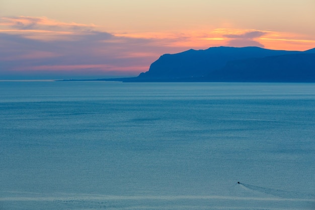 Castellammare del Golfo Meeresbucht Sizilien Italien