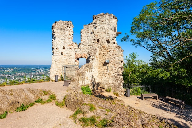 Castelo arruinado Bonn de Burgruine Drachenfels