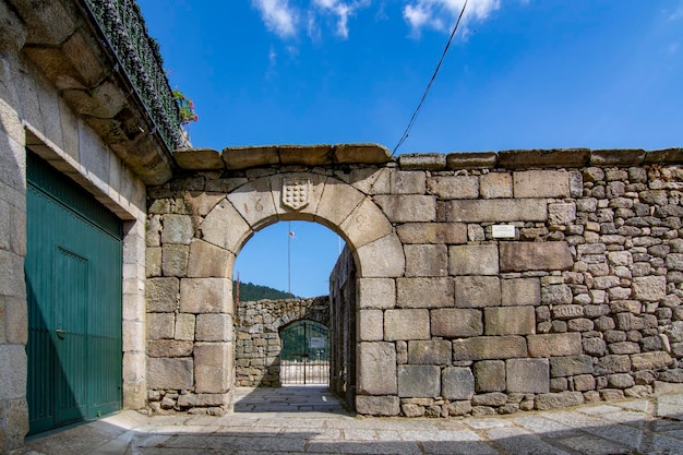 Castelo da aldeia de Ribadavia na província de Ourense Espanha