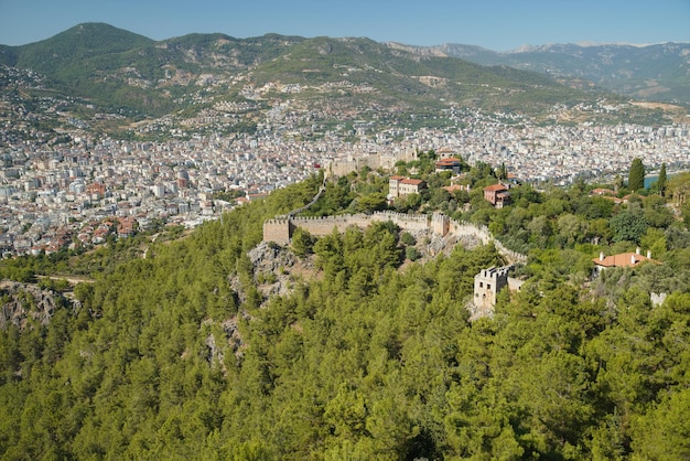 Castelo de Alanya na cidade de Alanya Antalya Turkiye