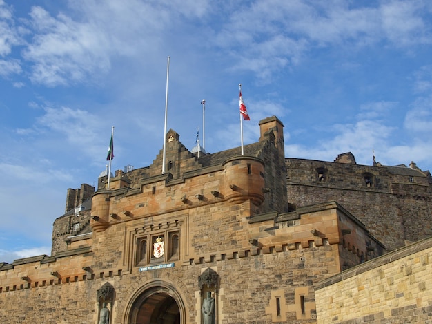 Castelo de Edimburgo na Escócia