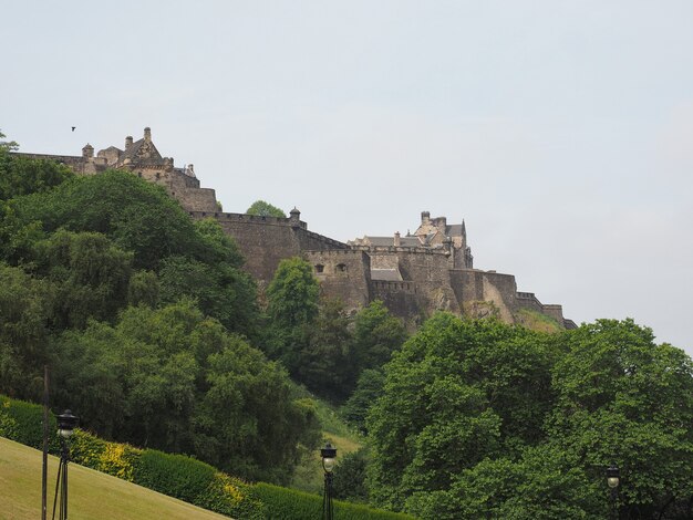 Castelo de Edimburgo na Escócia