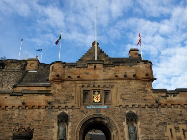 Castelo de Edimburgo na Escócia