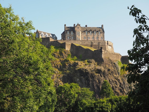 Castelo de Edimburgo na Escócia