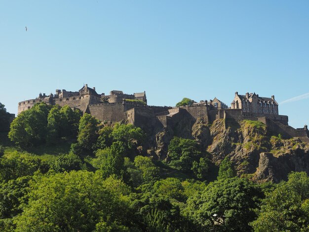 Castelo de Edimburgo na Escócia