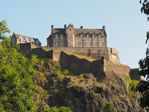 Castelo de Edimburgo na Escócia