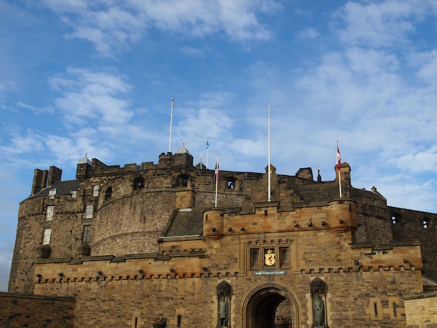 Castelo de Edimburgo na Escócia