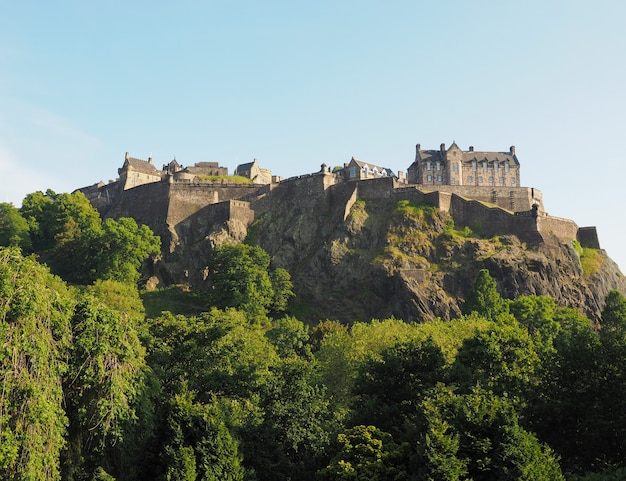 Castelo de Edimburgo na Escócia