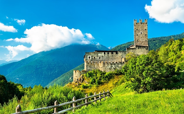 Castelo de furstenburg em burgeis - tirol do sul, itália