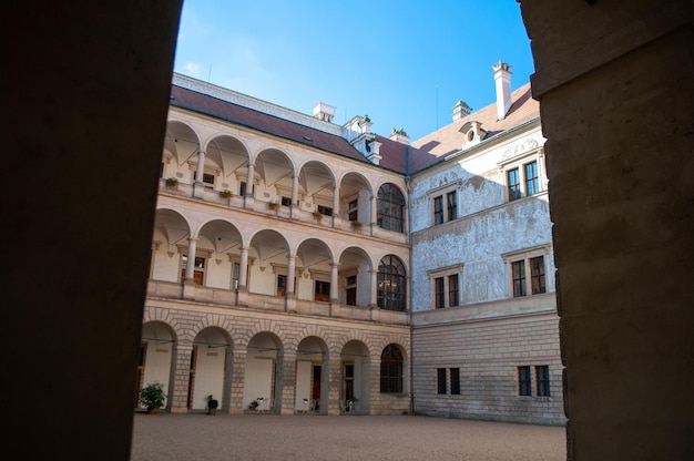 Castelo de Litomysl na República Tcheca. está sob a proteção da UNESCO. linda cidade