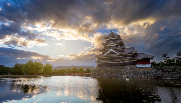 Castelo de matsumoto no japão