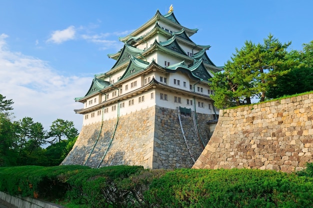 Castelo de Nagoya, um castelo japonês em Nagoya, Japão