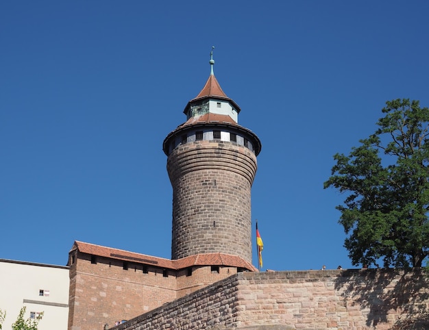 Castelo de nuernberger burg em nuernberg