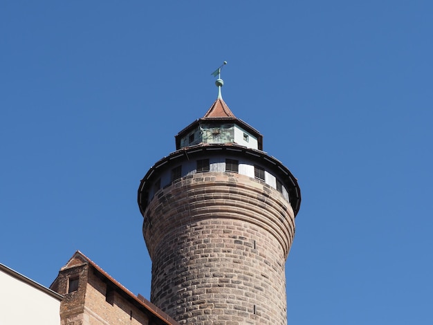 Castelo de Nuernberger Burg em Nuernberg