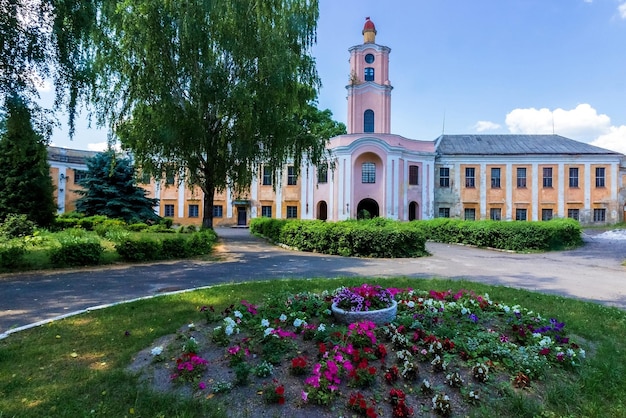 Castelo de Olytsky da família Radziwill. Marco histórico da Ucrânia.