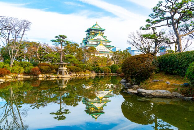 Castelo de Osaka em Osaka, Japão