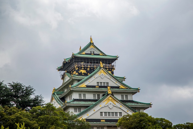 Foto castelo de osaka no japão