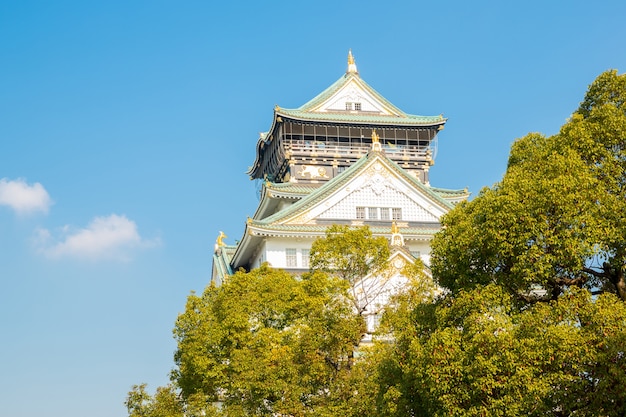 Castelo de osaka no japão