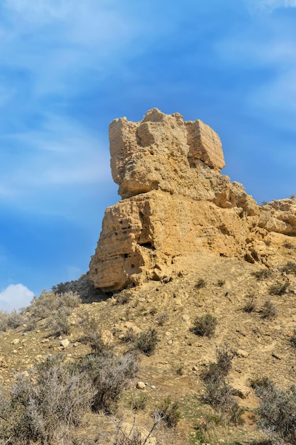 Castelo de pedra Luchena em purullena granada