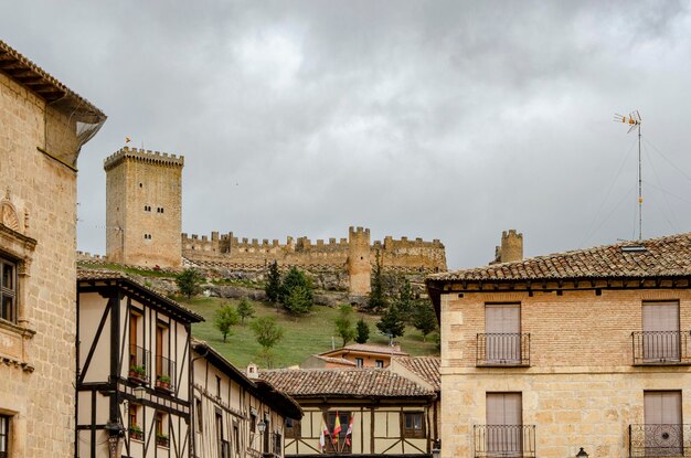 Castelo de Penaranda de Duero na província de Burgos Espanha