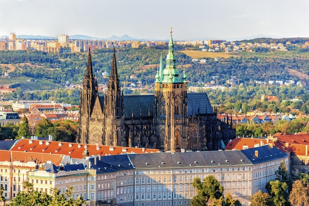 Castelo de Praga, famosa vista da República Tcheca.