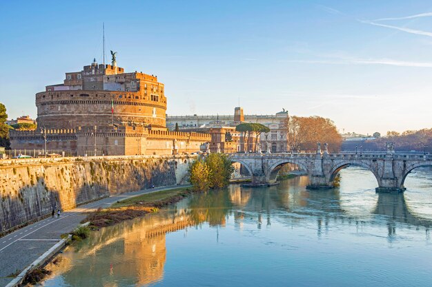 Castelo de Saint Angel em Roma