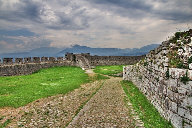 Castelo de Shkodra na Albânia, Balcãs