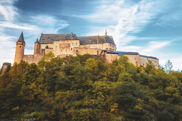 Castelo de vianden, luxemburgo